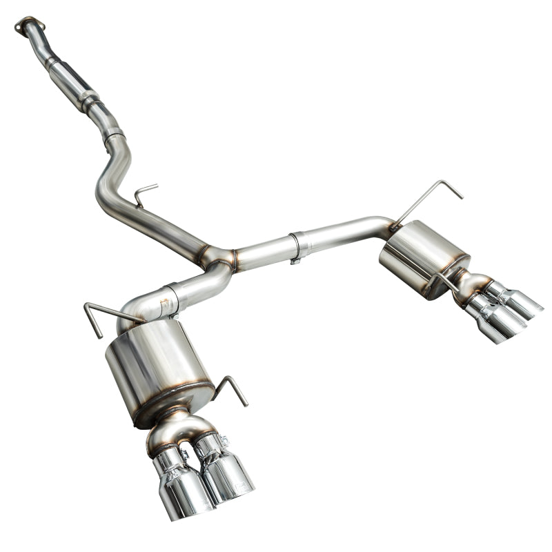 AWE Tuning 2015+ Subaru WRX VA Sedan Touring Edition Exhaust - Chrome Silver Tips (102mm)