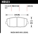 HAWK Performance HT-10 Race Brake Pads (Rear) - 06-16 Mazda MX-5 Miata