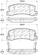 StopTech Sport Brake Pads – 1986-1999 Toyota Celica product image 7