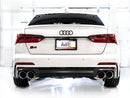 AWE Tuning 19-23 Audi C8 S6/S7 2.9T V6 AWD Touring Edition Exhaust - Chrome Silver Tips