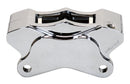 Wilwood GP310 Motorcycle Rear (Sprocket Brake) Right Brake Caliper - 0.35 in Rotor Thickness / Chrome / 3.50 in Mounting Centers / Lug Mount | 120-10174