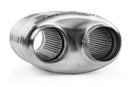APR Premium Sound Absorption Muffler – Dual 70mm (2.75in) Oval Body (217x134x210) – alternate view 3