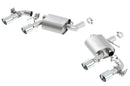 Borla Axle-Back Exhaust – 16 Chevy Camaro SS 6.2L with Dual NPP Quad Tips Dual Exit Rear Section - product image 3