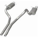 MagnaFlow 13 Ford Mustang Dual Split Rear Exit Stainless Cat Back Performance Exhaust (Street)