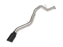aFe LARGE BORE-HD 5 in. 409 Stainless Steel DPF-Back Exhaust System (Black Tip) – 24–25 GM Diesel Trucks 6.6L V8 Turbo Diesel L5P