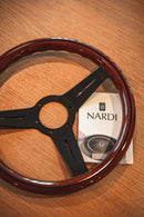 Nardi Classic Steering Wheel - 330mm | Wood / Black Spoke