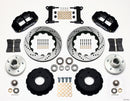 Wilwood Narrow Superlite 6R Front Brake Kit (Black Calipers) - 1960-1987 Chevrolet C-10 CPP Drop Spindle - 14.00 in Drilled & Slotted Rotors / Hub Kit | 140-10776-D