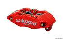 Wilwood Dpha Brake Caliper - 1.62 in Piston Bore / 0.83 in Rotor Thickness / Red / Honda/Acura | 120-12949-RD