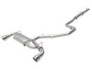 aFe Takeda 304 Stainless Steel Cat-Back Exhaust System (Polished Dual Tips) – 19–20 Hyundai Veloster N