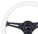 NRG 350mm Wood Grain Steering Wheel – 1.5" Deep Dish