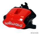 Wilwood Combination Parking Brake Left Brake Caliper - 41 mm Piston Bore / 1.00 in Rotor Thickness / Red | 120-10110-RD