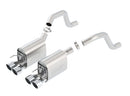 Borla Cat-Back Exhaust – 2006–2013 Chevy Corvette C6 Z06 / ZR1 Manual Trans II Rear Section Exht Dual Rd Rolled Tips - product image 3