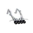 MBRP 3" Quad Rear Exit T409 Stainless Steel Axle-Back Muffler Bypass – 2014-2019 Chevrolet Corvette C7 6.2L – MBRP S7008304BT family product view