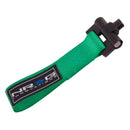 NRG Bolt-In Tow Strap - 00-09 Honda S2000 / 03-07 Fit – Green