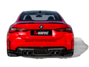 Akrapovič Rear Carbon Fiber Diffuser - High Gloss Black – 2021–2022 BMW M3 (G80) / M4 (G82, G83)