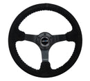 NRG 350mm Deep Dish Suede Steering Wheel – 3" Dish