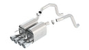 Borla Axle-Back Exhaust – 2005–2008 Corvette Coupe / Conv 6.0L / 6.2L V8 6spd SS (Rear Section) - product image 2