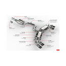 APR Cat-Back Exhaust System – 2015-2017 Audi S3 Sportback / Volkswagen T-Roc (8V) – alternate view 25