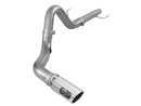 aFe ATLAS 4 in. Aluminized Steel DPF-Back Exhaust System (Polished Tip) – 18–19 Ford F-150 3.0L V6 Turbo Diesel