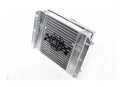 CSF Oil Cooler w/9in SPAL Fan (1/3 & 2/3 Partition) - 13.8in L x 10in H - Dual Fluid Bar & Plate HD