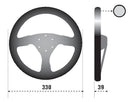 Sparco R323 Steering Wheel - 330mm / 39mm Dish / Suede