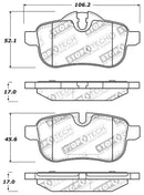 StopTech Sport Brake Pads – 2009-2016 BMW Z4 product image 8
