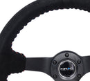 NRG 350mm Deep Dish Suede Steering Wheel – 3" Dish