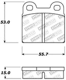 StopTech Sport Brake Pads – 1964-1968 Alfa Romeo Giulia product image 3