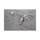 APR Cat-Back Exhaust System – 2015-2020 Audi S3 8V S3 Sedan – alternate view 22