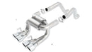 Borla Cat-Back Exhaust – 2006–2012 Chevrolet Corvette Z06 / ZR1 6.2L / 7.0L V8 Aggressive (Rear Section) - product image 2