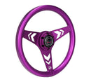 NRG 330mm Arrow Cutout Aluminum Steering Wheel
