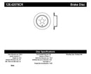 StopTech Cryo Drilled Brake Rotors – 2014-2023 INFINITI Q50 product image 2