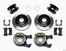 Wilwood D154 Brake Kit (12 in Drilled Rotors) - Park 12 Bolt 2.81 in Offset Staggered Shock - Pro Street / Parking Brake | 140-13025-D