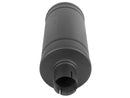aFe MACH FORCE-Xp 409 Stainless Steel Muffler with Black finish 2.5" Inlet & Outlet 14" x 16" Diameter