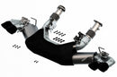 Borla Cat-Back Exhaust – 2020 Chevrolet Corvette C8 6.2L Dual Round Rolled A / C - Borla exhaust system