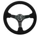 NRG 350mm Deep Dish Suede Steering Wheel – 3" Dish