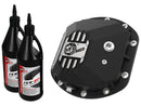 aFe Street Series Diff Cover with Machined Fins – 97–18 Jeep Wrangler TJ/JK Dana 30 & Gear Oil – Black