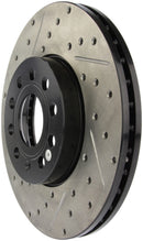 StopTech Sport Drilled & Slotted Brake Rotors – 2015-2016 Volkswagen GTI product image 7