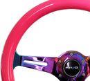 NRG 350mm Wood Grain Steering Wheel – 1.5" Deep Dish