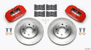 Wilwood Forged DPHA Front Caliper & Rotor Kit (10.32 in Undrilled Rotors - Red Calipers) - Honda / Acura - 262 mm OE Rotor Application | 140-12996-R