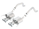 Borla Axle-Back Exhaust – 2014 Chevy Corvette C7 Z06 S / C without AFM without NPP Rear Section Dual Rd Rolled Tips - product image 3