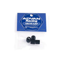 Advan Racing Valve Stem Cap Set - Black