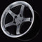 Advan GT Wheel for Porsche - 18x8.5 / Offset +50 / 5x130 (Machining & Hyper Platinum Black)