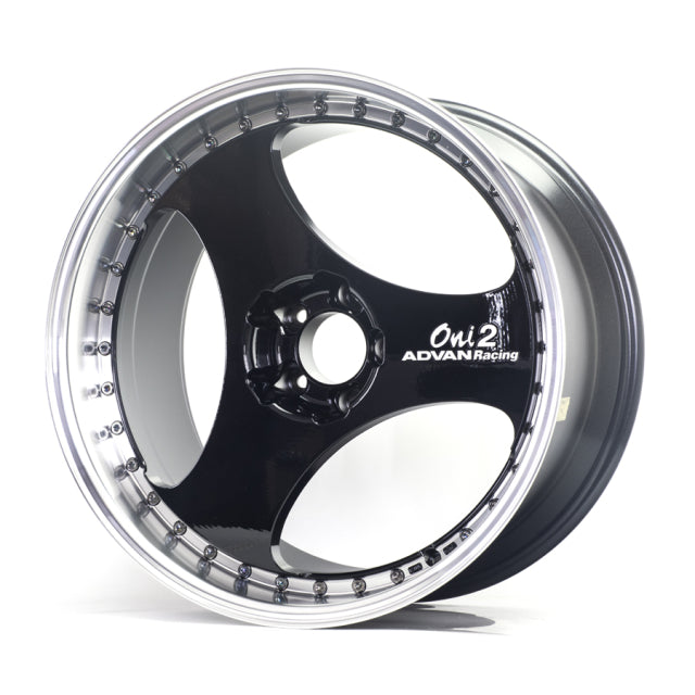 Advan Oni2 Progressive Wheel (GTR) - 20x11.0 / Offset +5 / 5x114.3 (Machining & Racing Gloss Black)