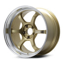 Advan Racing R6 Wheel - 18x11.0 / Offset +15 / 5x114.3 (Machining & Racing Brass Gold)
