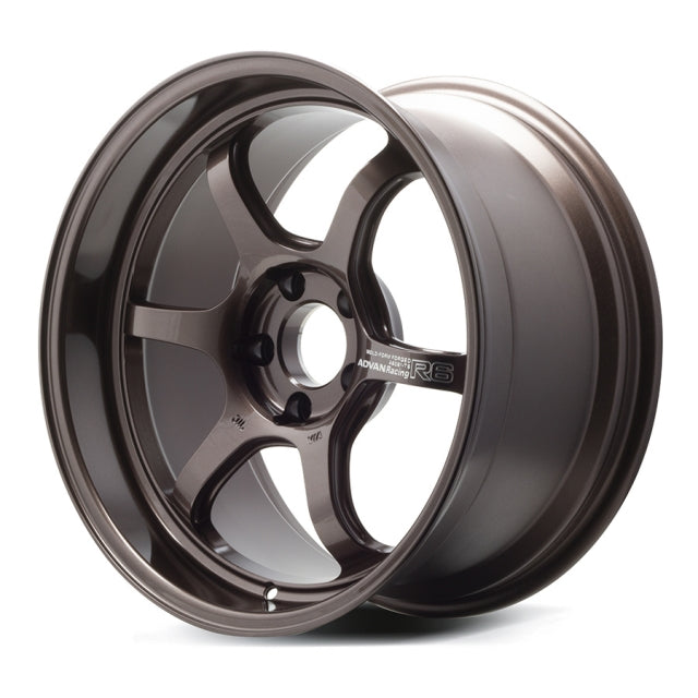 Advan Racing R6 Wheel - 18x8.5 / Offset +37 / 5x114.3 (Racing Copper Bronze)