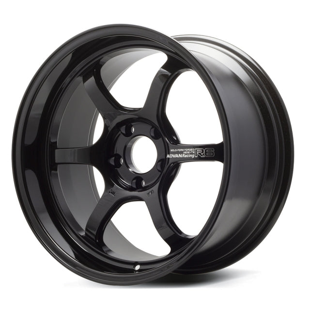 Advan Racing R6 Wheel - 18x7.5 / Offset +47 / 5x114.3 (Racing Titanium Black)