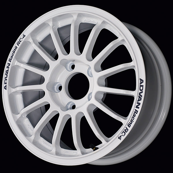 Advan RC-4 Wheel - 15x6.5 / Offset +38 / 4x100 (Rally White)