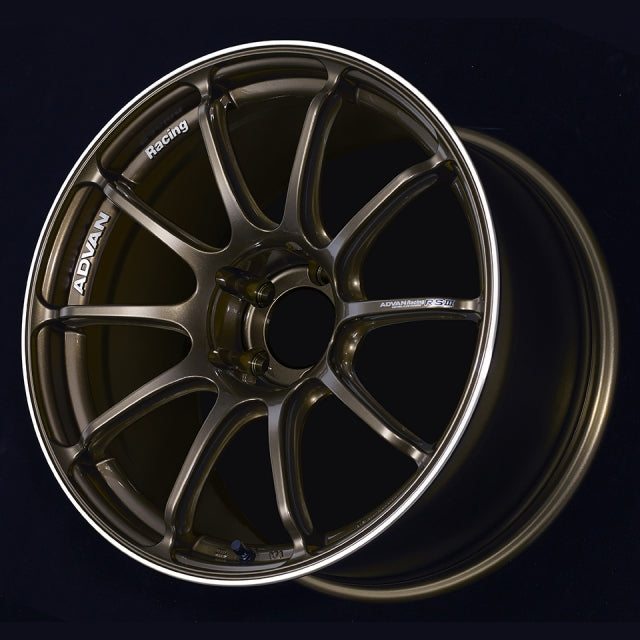 Advan RSIII Wheel - 18x9.0 / Offset +35 / 5x114.3 (Umber Bronze Metallic & Ring)
