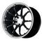 Advan RZ-DF2 Wheel (C-4 Concave) - 19x9.0 / Offset +22 / 5x120 (Diamond Cut & Racing Titanium Black)